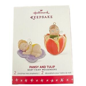 Hallmark Keepsake Pansy and Tulip #2 in Baby Fairy Messengers Ornament 2016